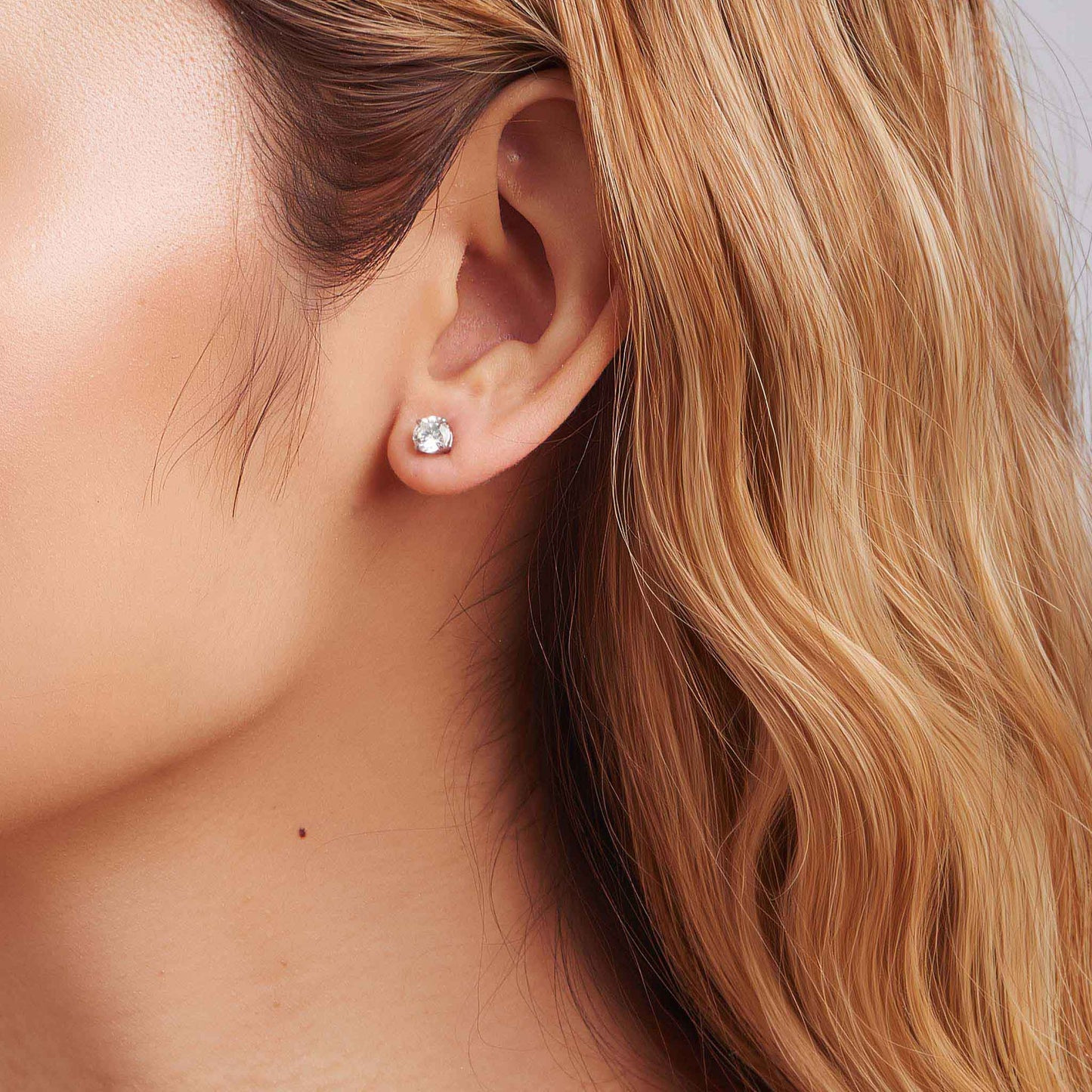 Round Brilliant Cut Diamond Stud – 5mm