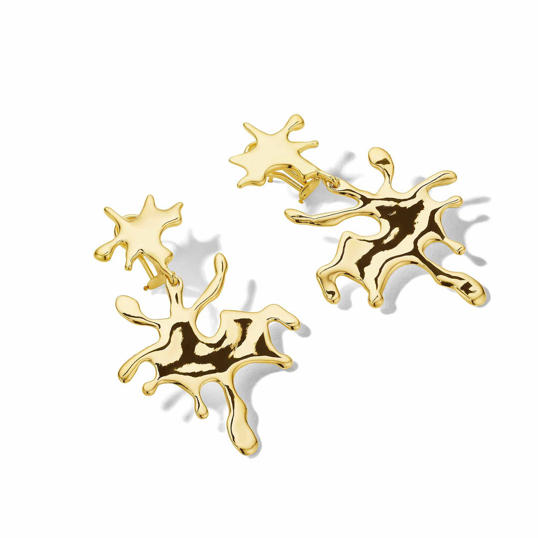 Mimi So Parsons Splash Drop Earrings 18k Yellow Gold