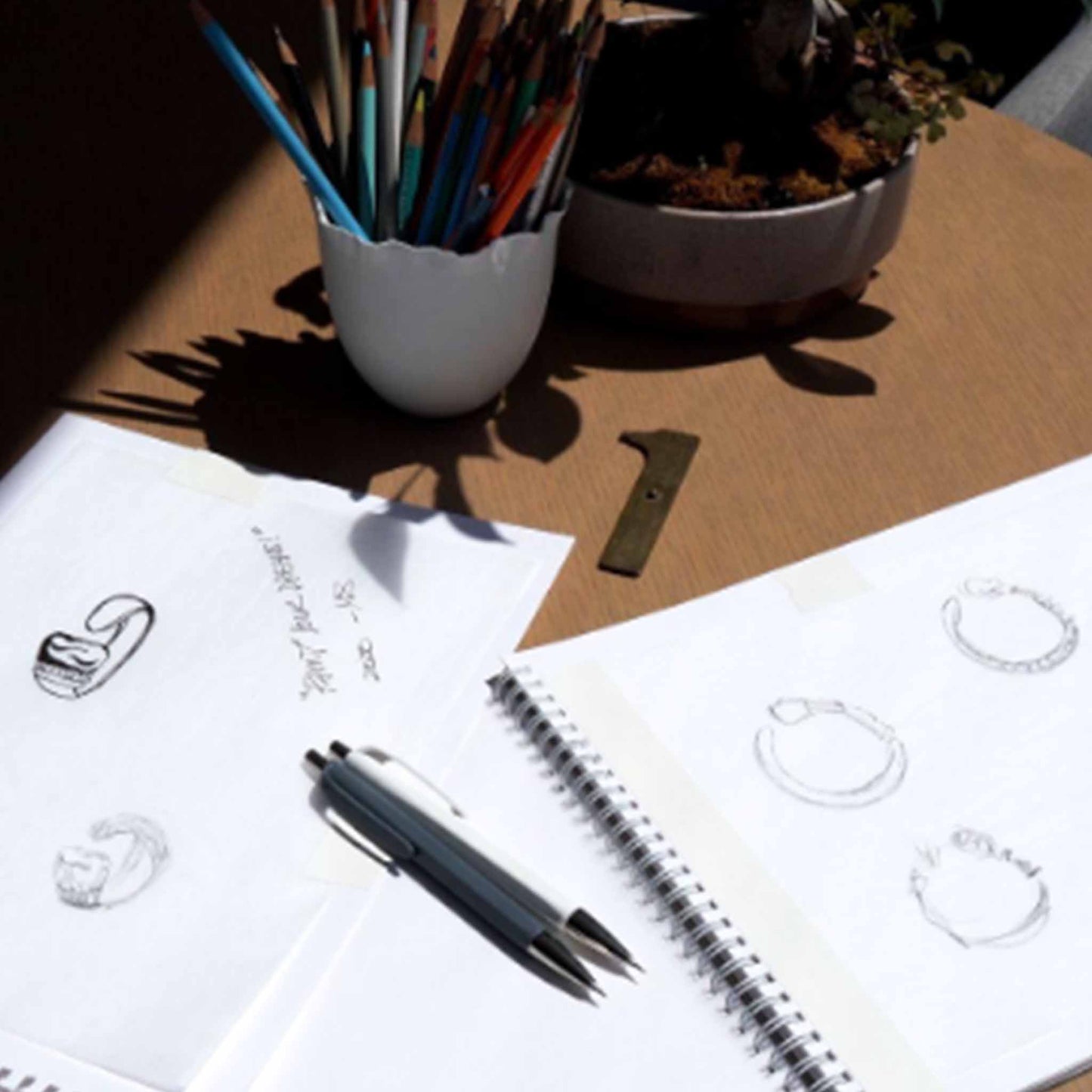Mimi So Large Parsons Ring Sketches
