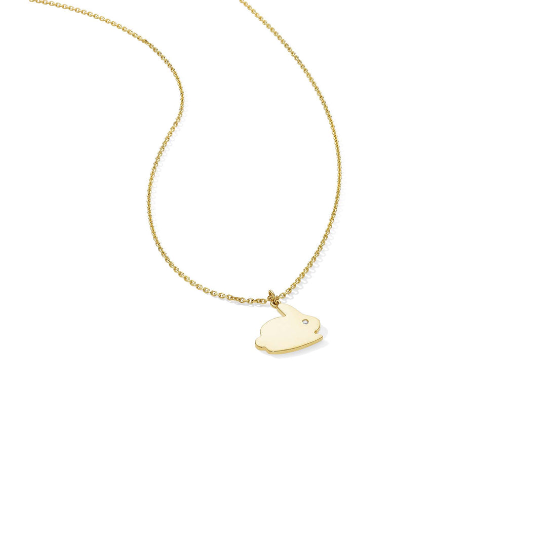 Wonderland Bunny Pendant Necklace Mimi So