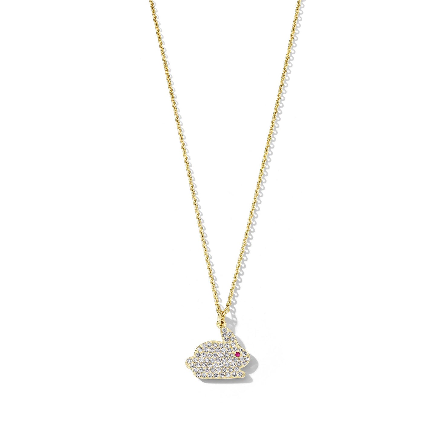 Wonderland Bunny Pendant Necklace Mimi So
