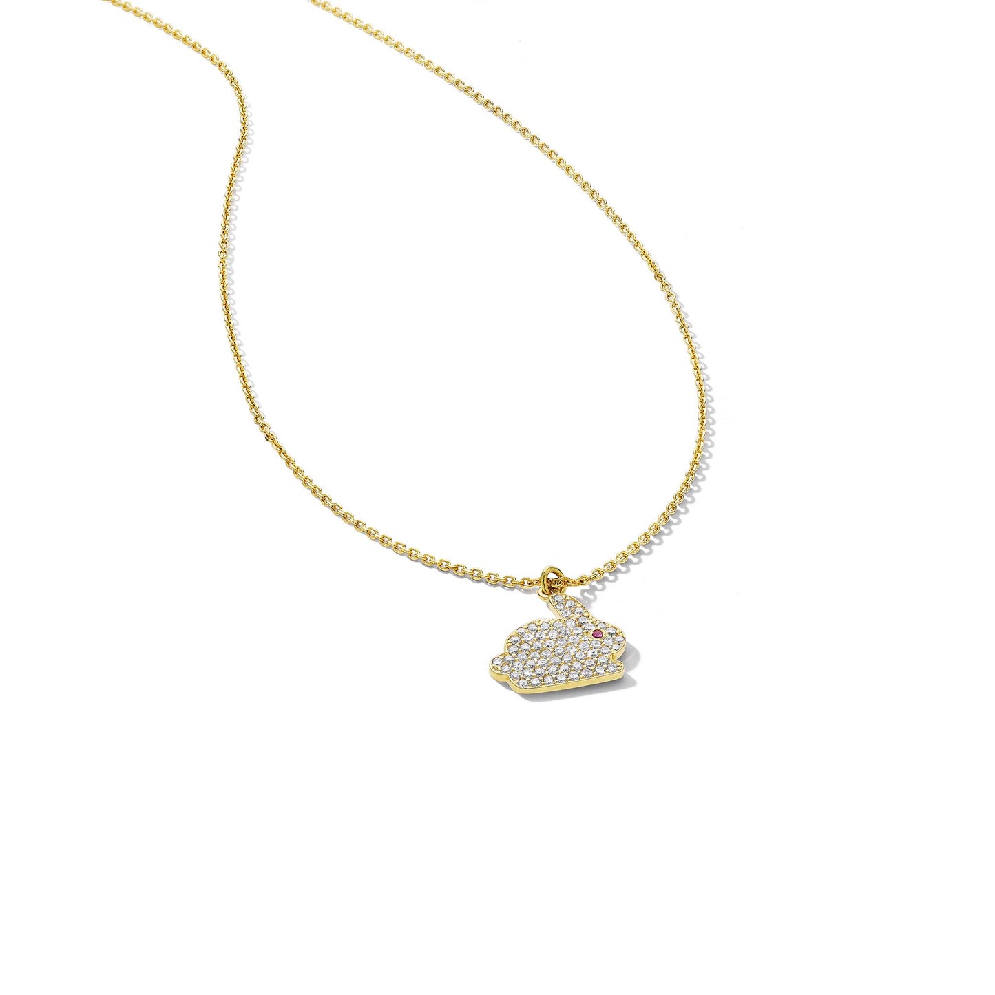 Wonderland Bunny Pendant Necklace Mimi So