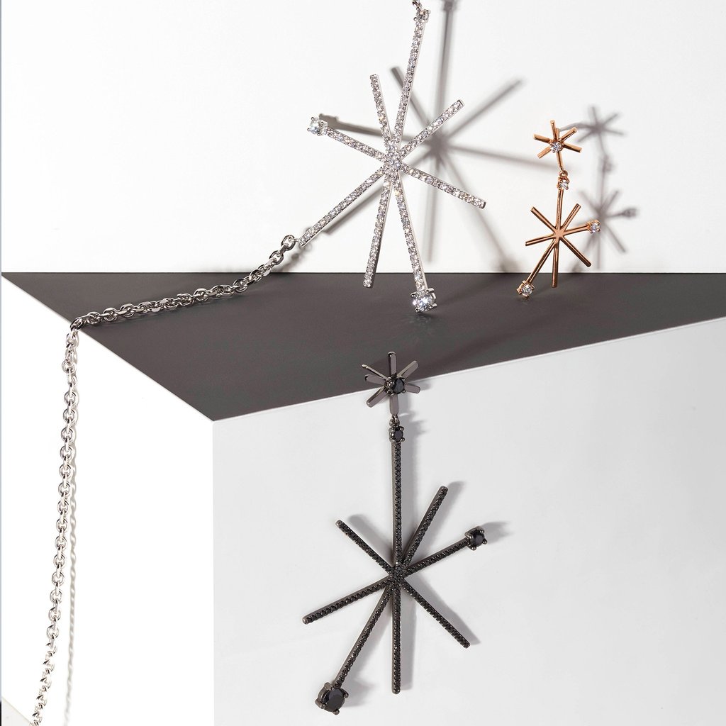 Mimi So Piece Star Diamond Necklace - X-Large
