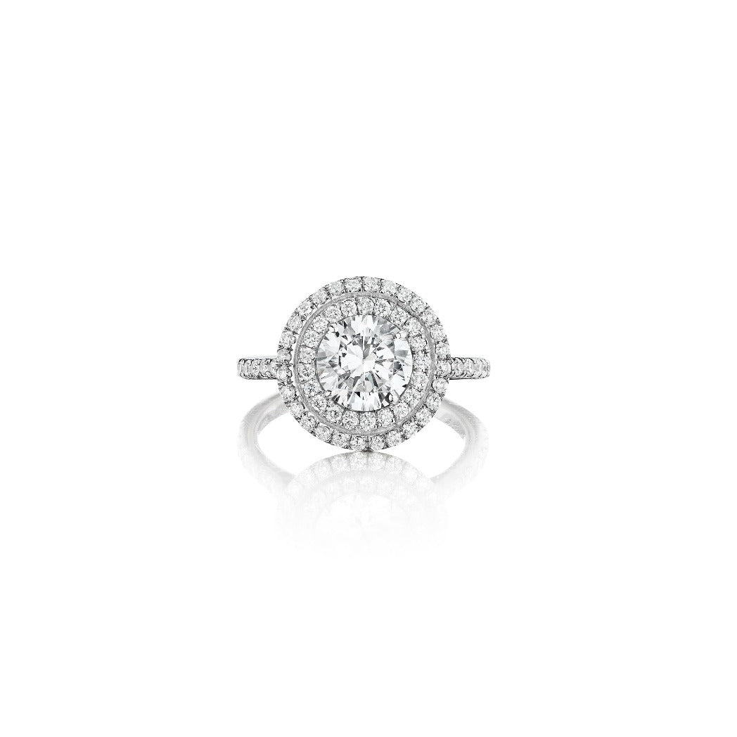 Rivington Double Halo Engagement Ring Mimi So