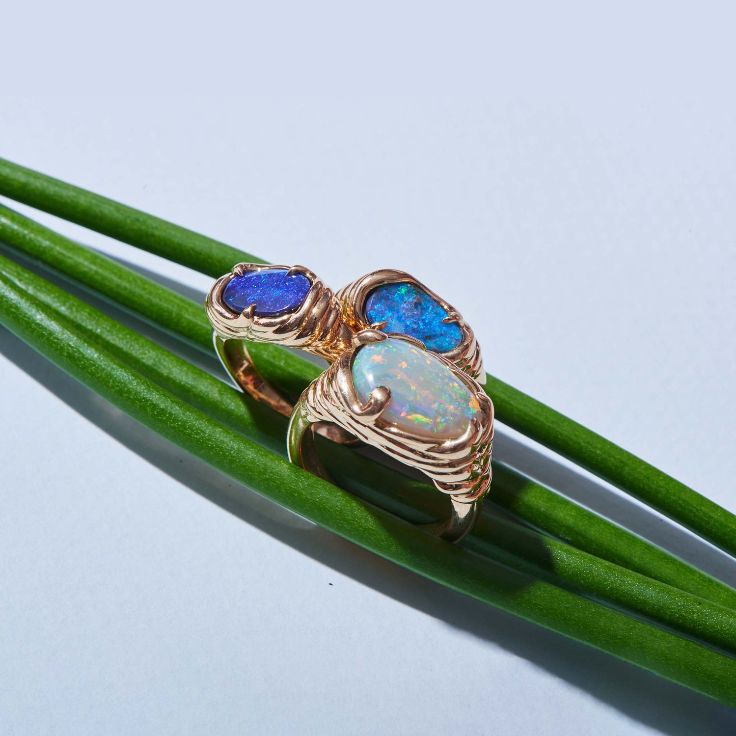 Mimi So ZoZo Boulder Opal Rings Lifestyle Group