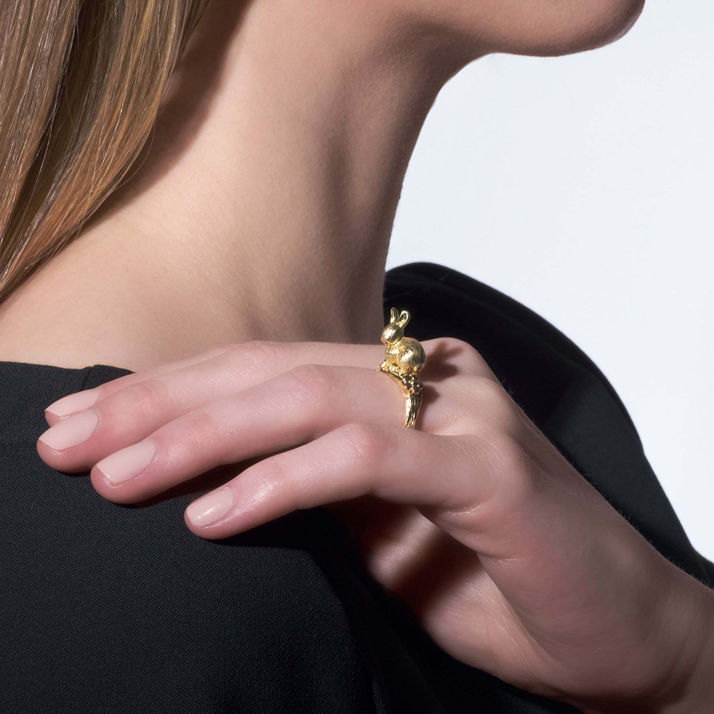 Wonderland Stackable Bunny Ring