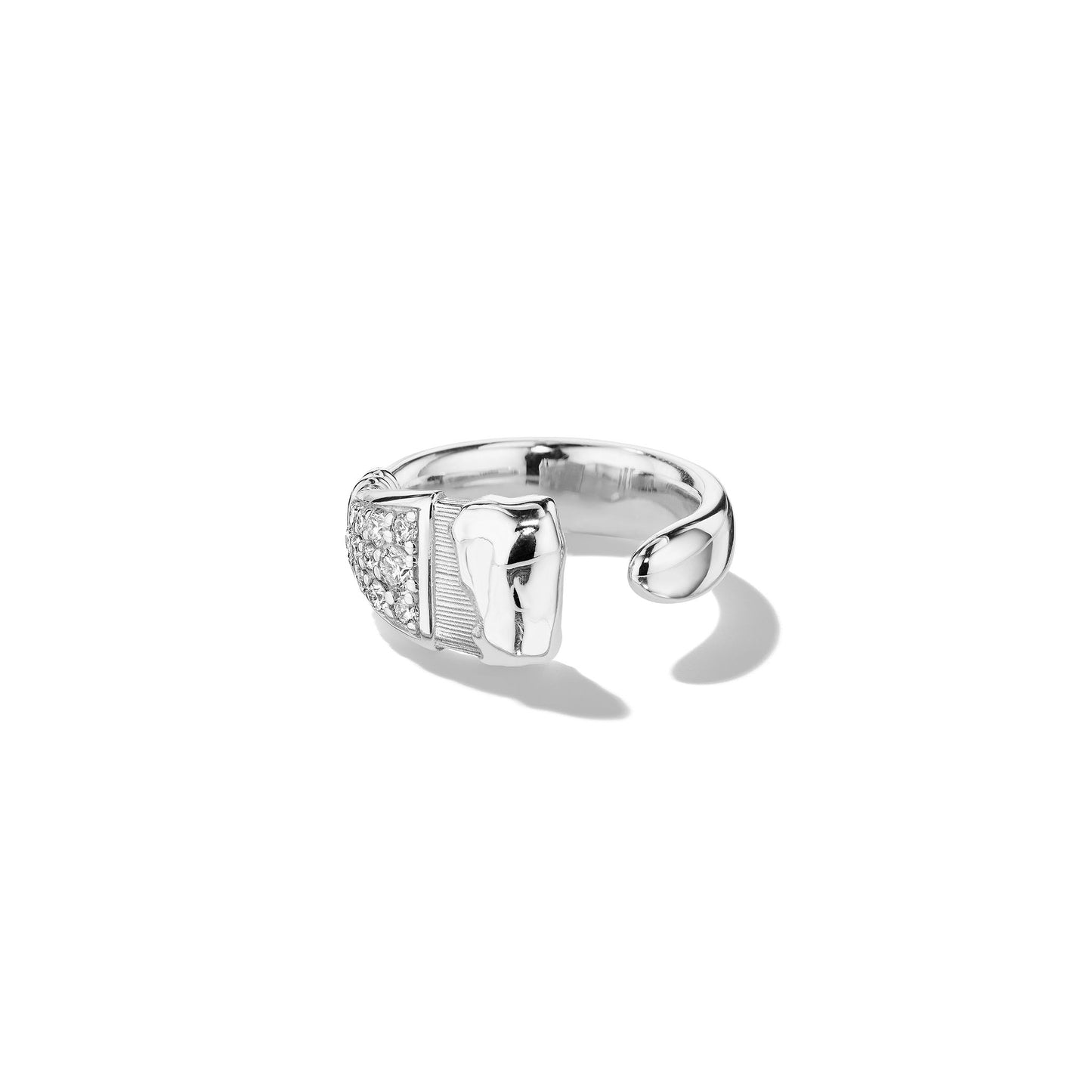 Parsons Brush Diamond Ring_18k White Gold