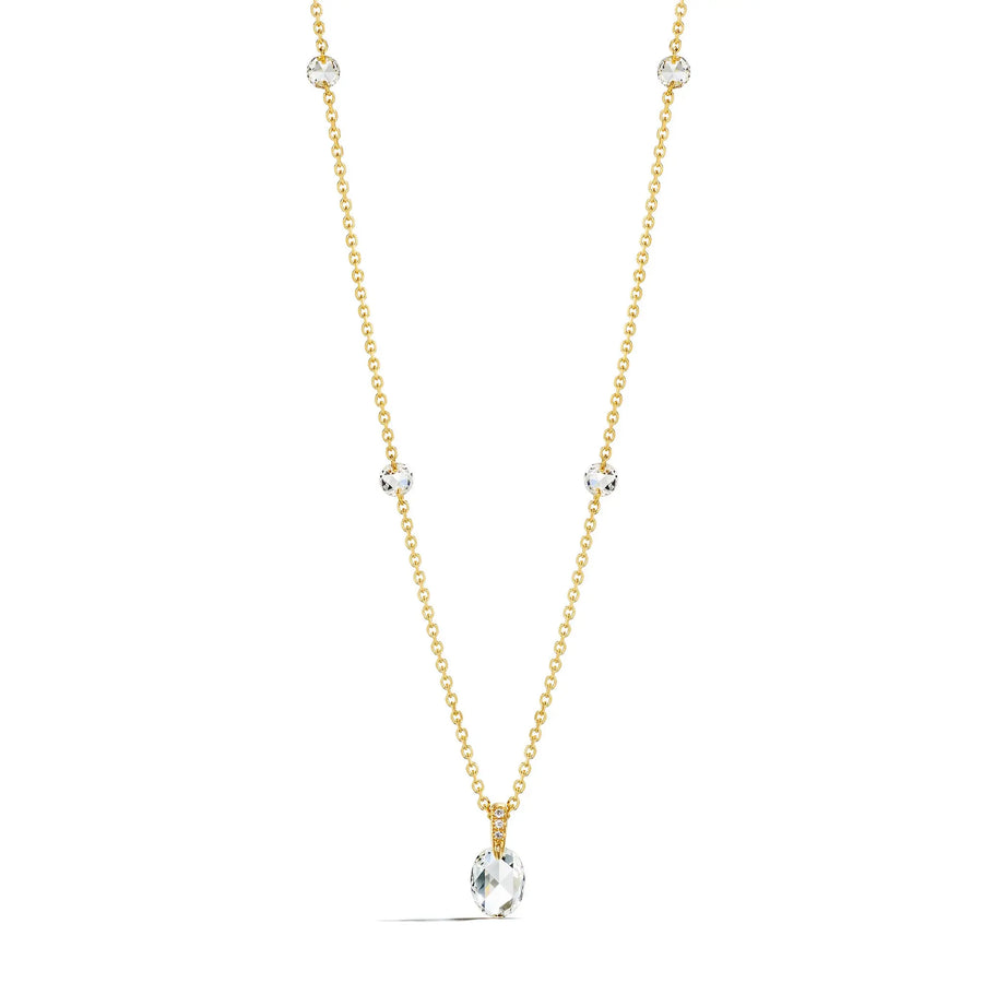 Rosette 5-Station Diamond Necklace Mimi So