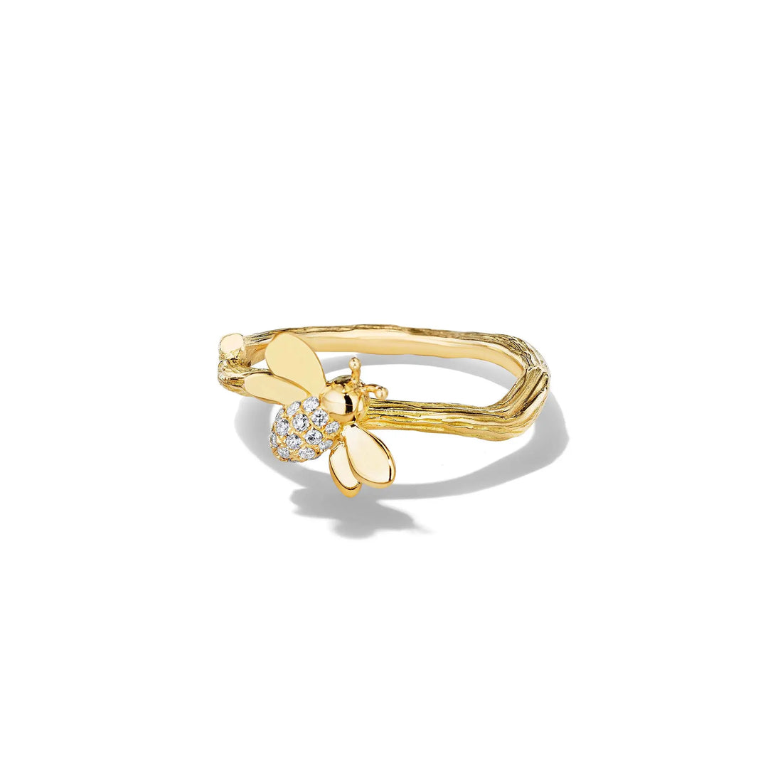 Wonderland Bumble Bee Diamond Ring Mimi So (Staging)