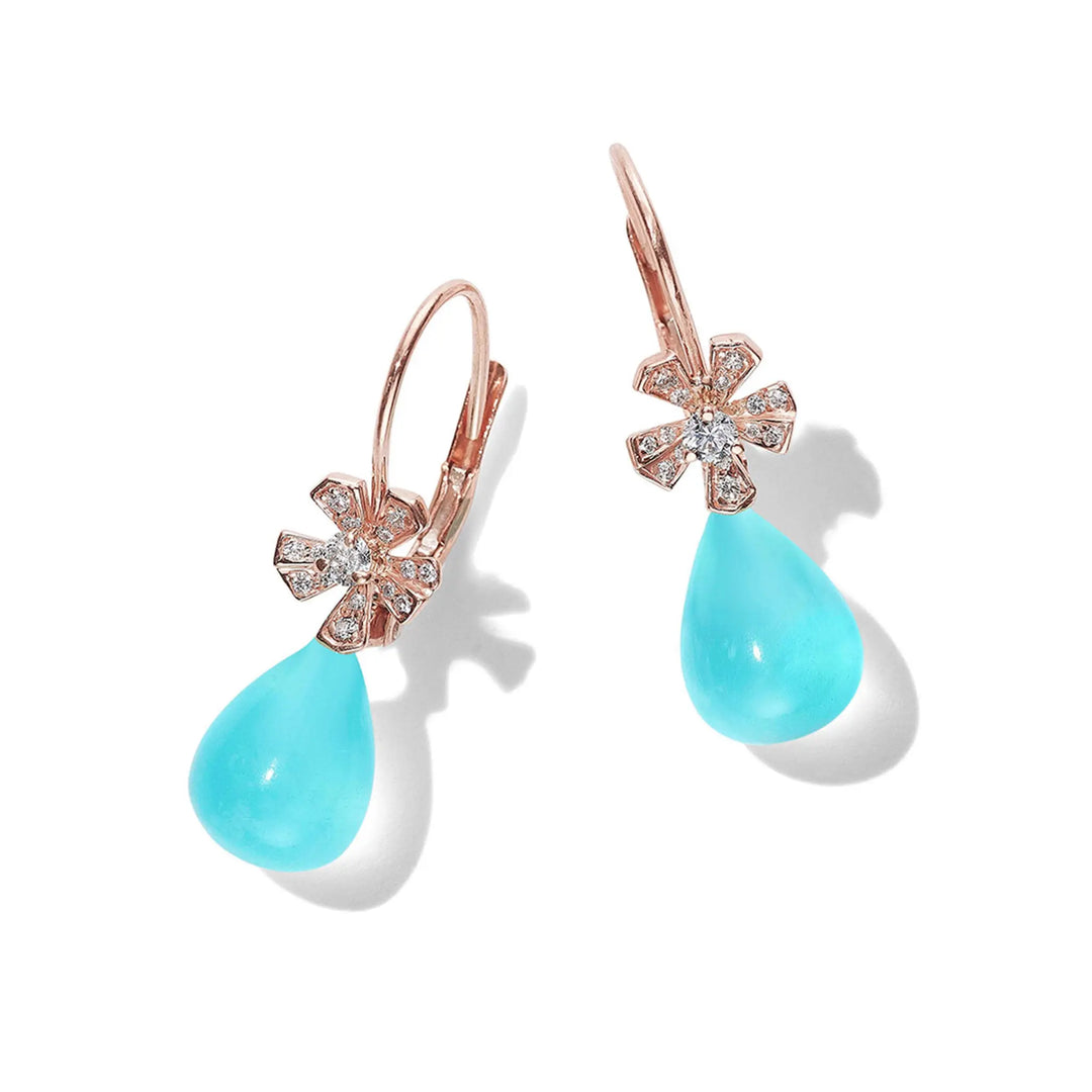 Wonderland Teardrop Peruvian Opal Earrings Mimi So