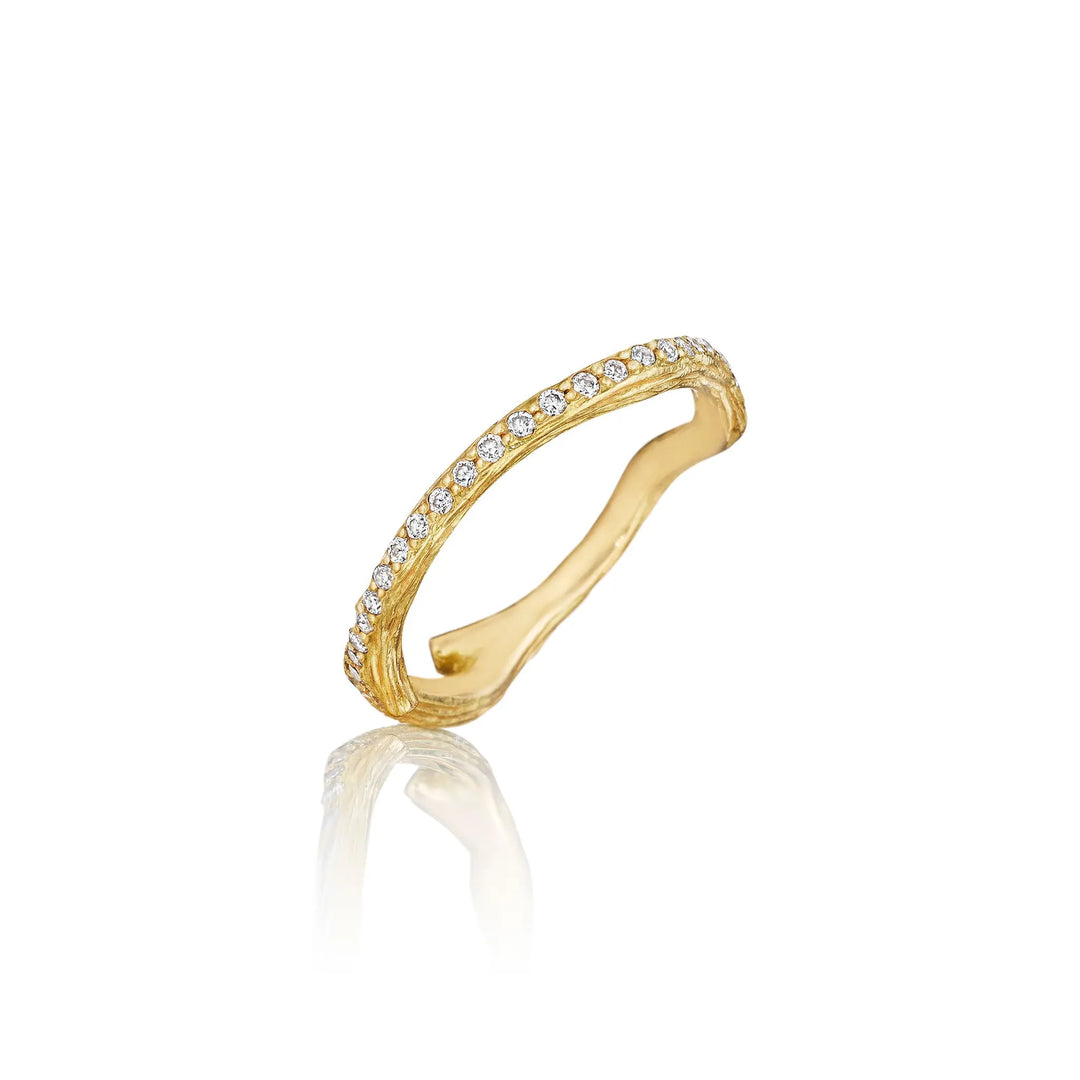 Wonderland Twig Diamond Eternity Ring Mimi So