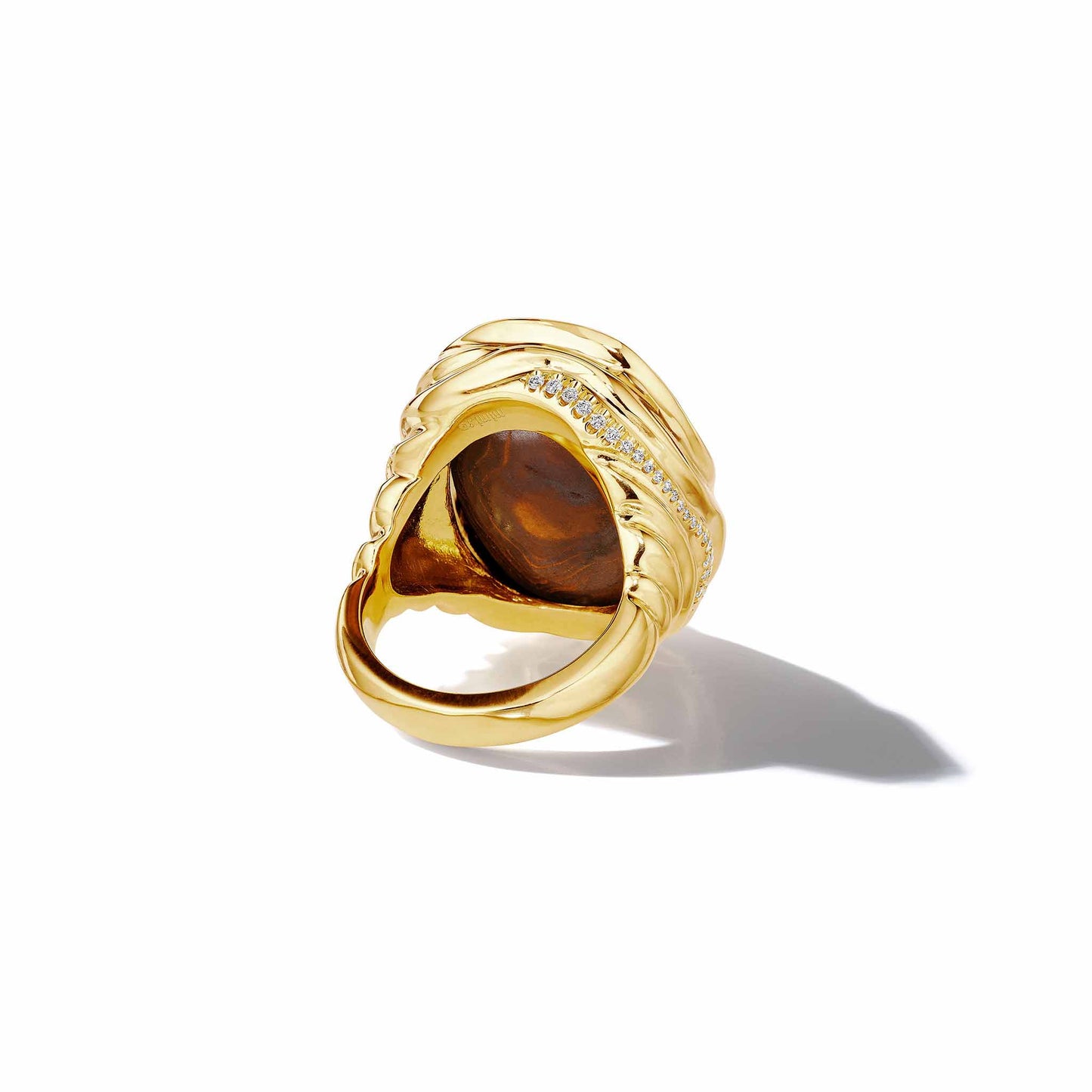 ZoZo Grand Boulder Opal & Pavé Ring Mimi So