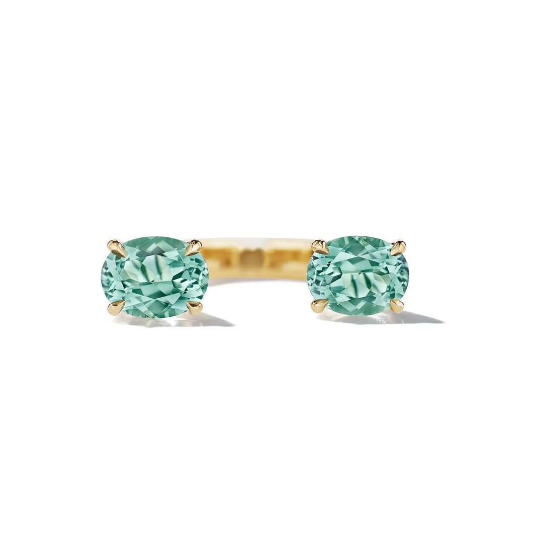 ZoZo In-Between Oval Green Tourmaline Ring Mimi So