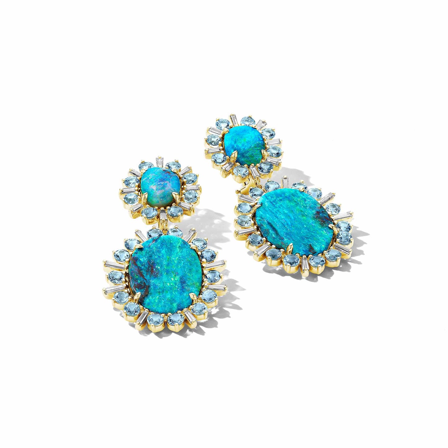 Mimi So Couture Zozo Earrings 18k Yellow Gold