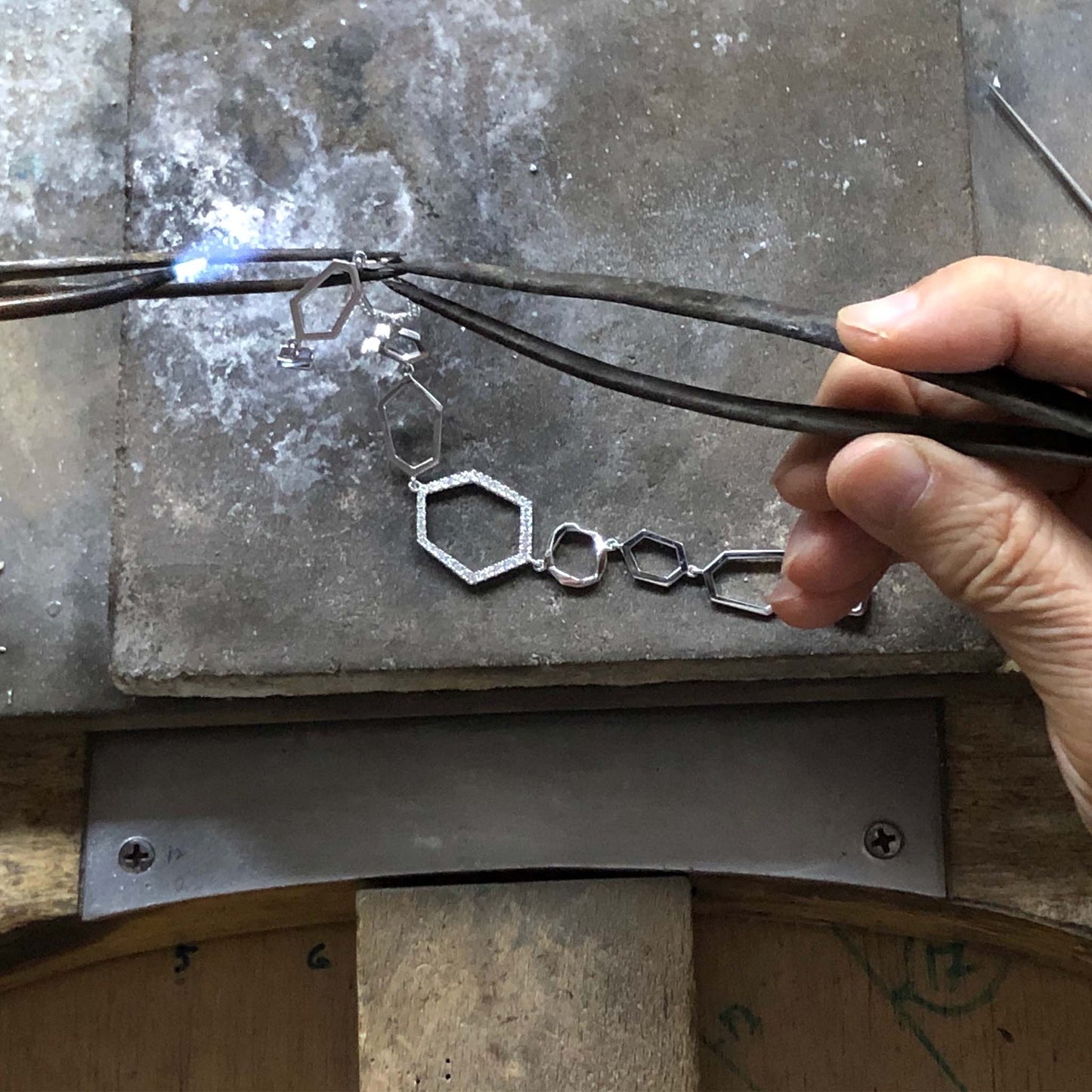Jackson Faceted Multi-Link Bracelet