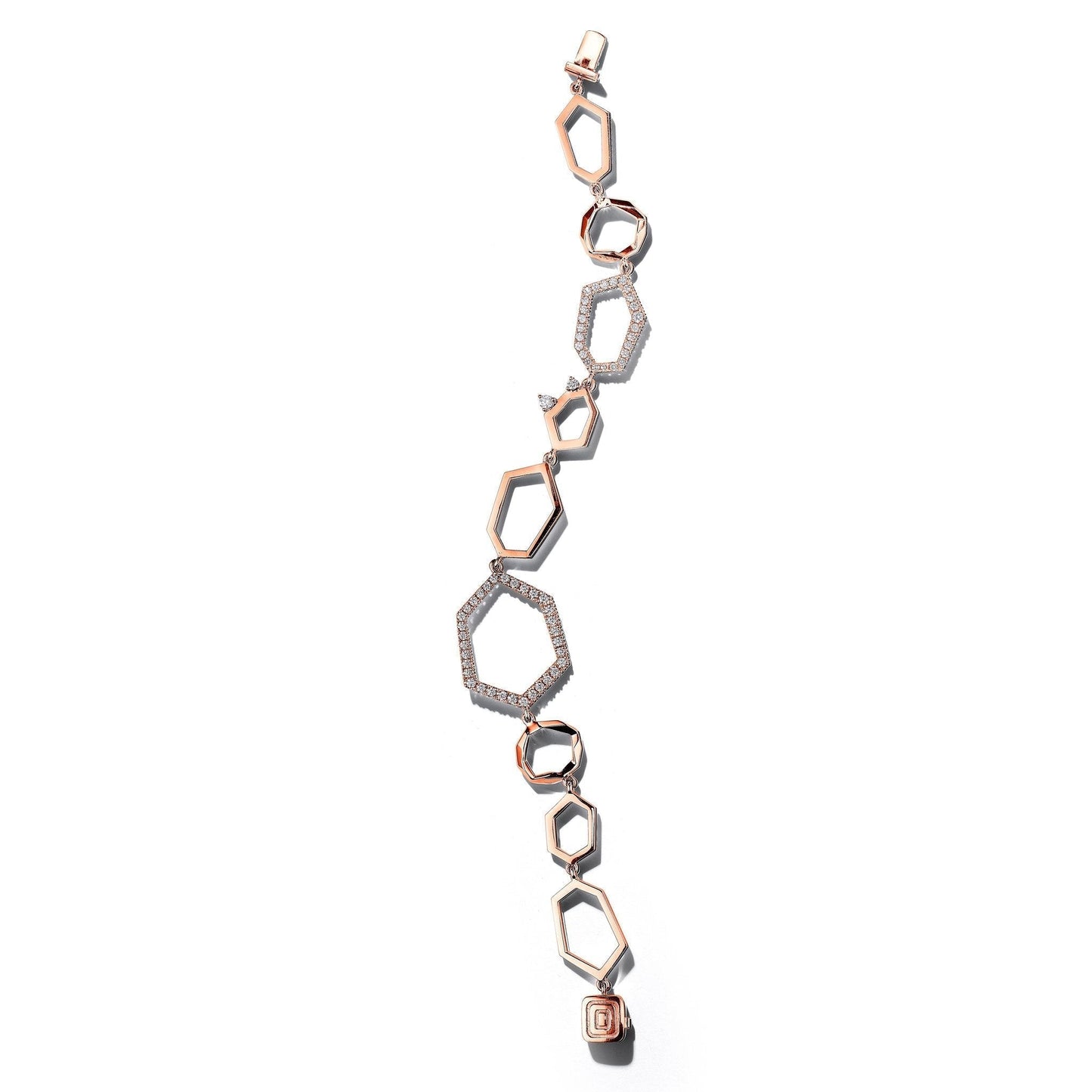 Jackson-Faceted-Multi-Link-Bracelet_18k Rose Gold