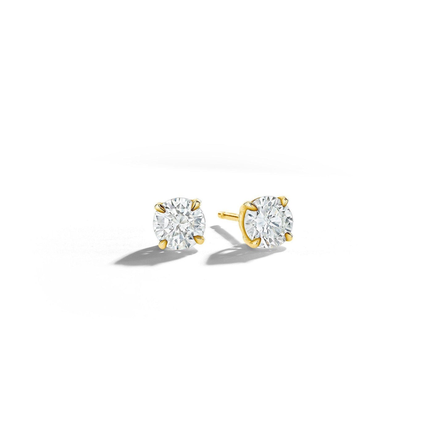 Round-Diamond-Studs-5mm_18k Yellow Gold