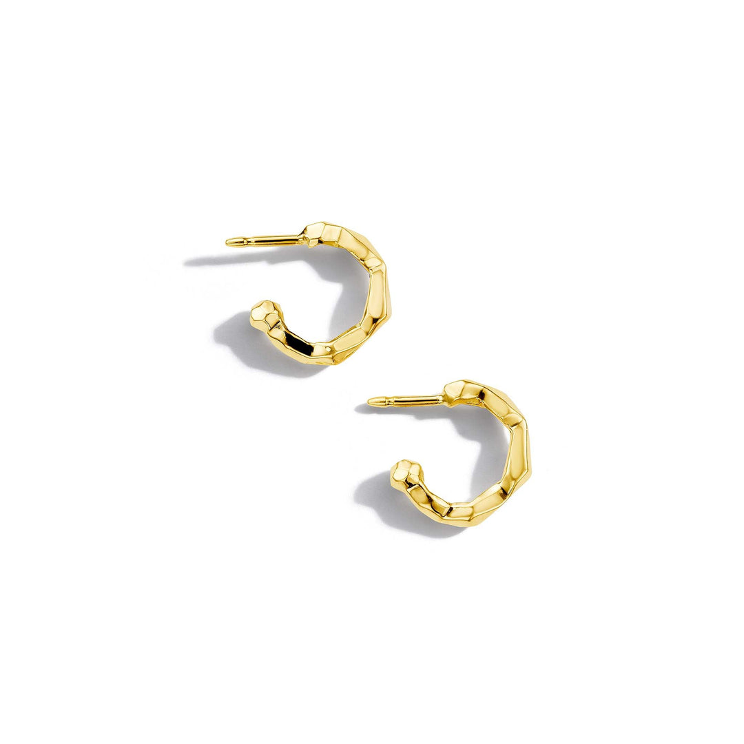 Mimi So Jackson Faceted Hoop Earrings 