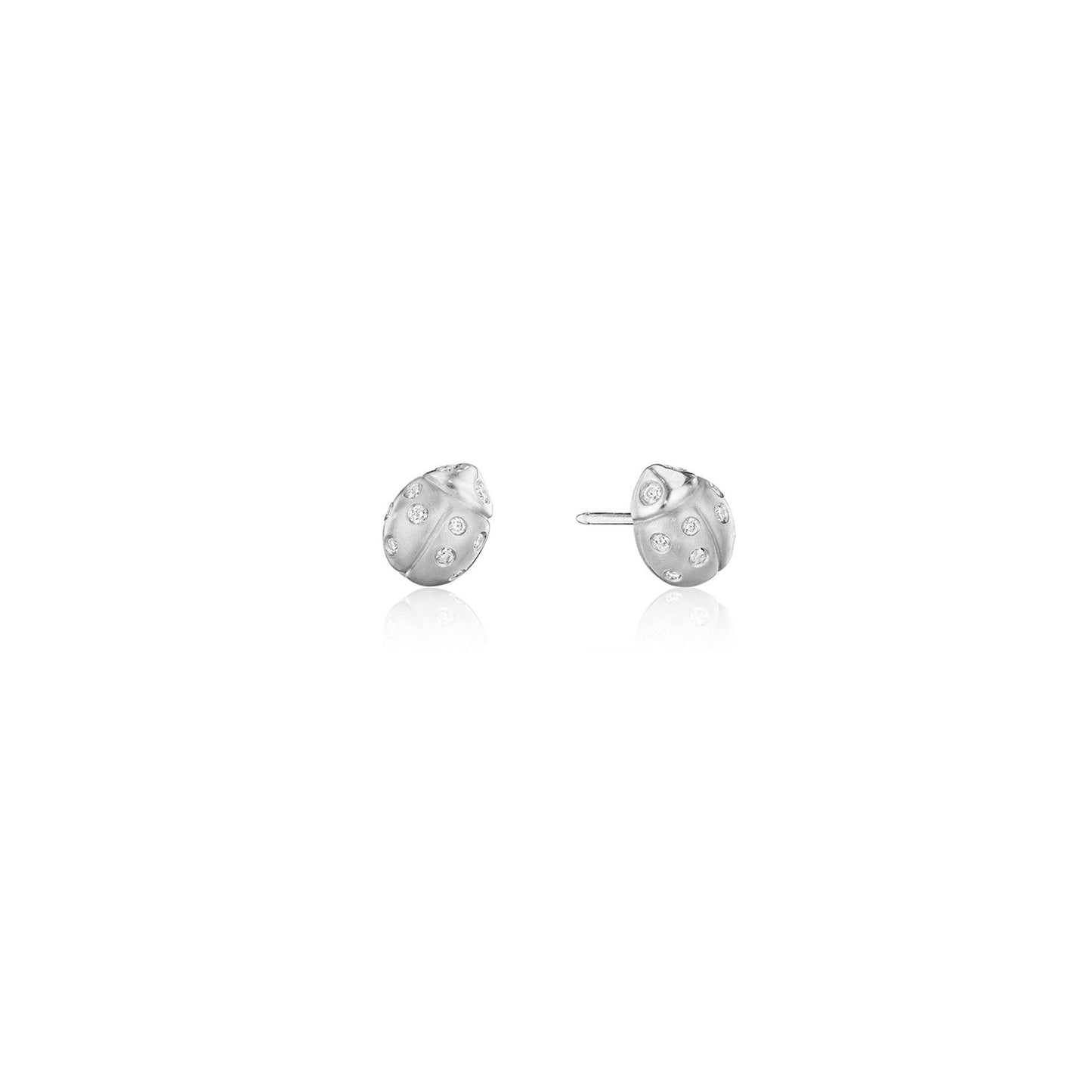 Mimi-So-Wonderland-Ladybug-Stud-Earring_18k White Gold