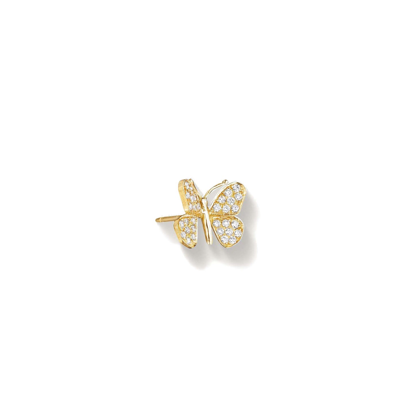 Wonderland Butterfly Diamond Single Stud