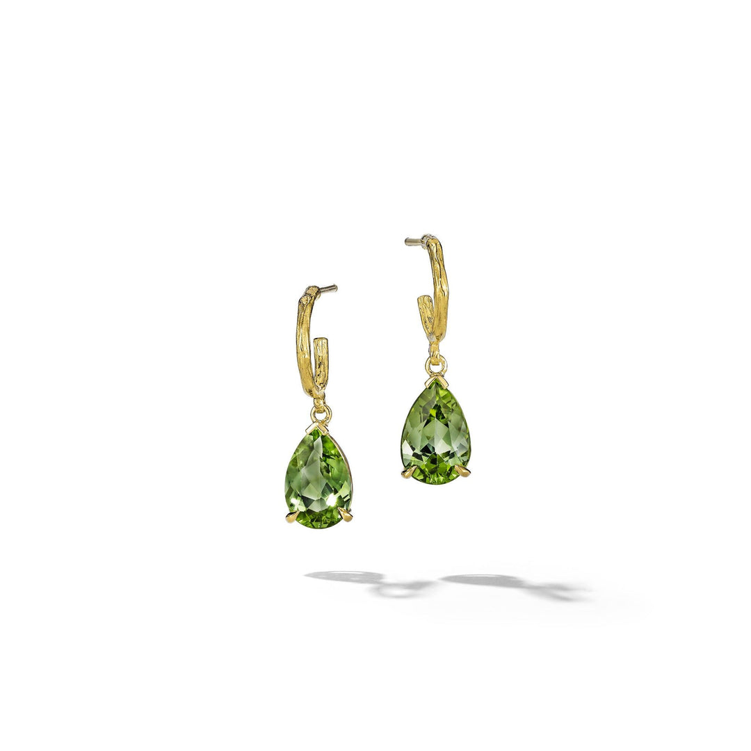 Wonderland-Green-Tourmaline-Earrings_18k Yellow Gold