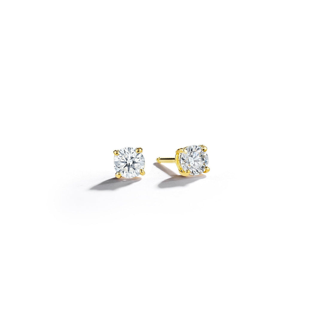 Mimi-So-Round-Diamond-Studs-3mm_18k Yellow Gold