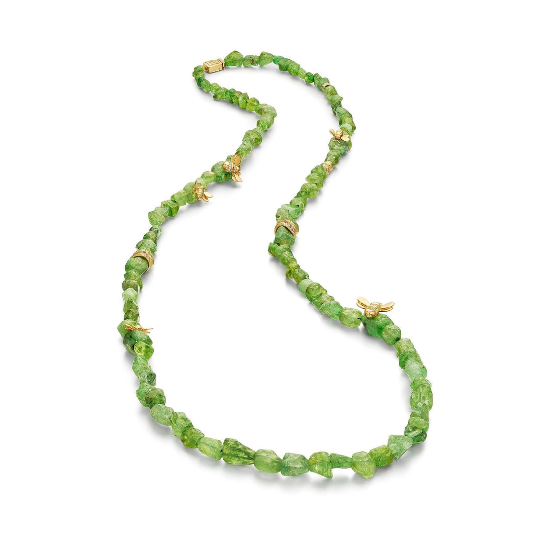 Mimi-So-Wonderland-African-Tsavorite-Bead-Necklace_18k Yellow Gold