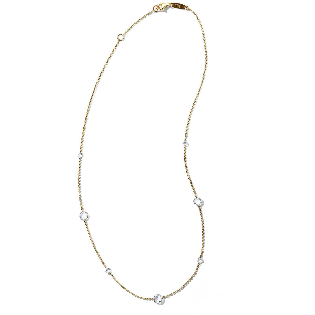 Mimi So Rosette Rose Cut Diamond 7-Station Necklace_18k Yellow Gold