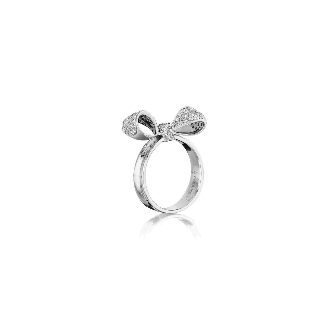 Bow Diamond Ring - Petite