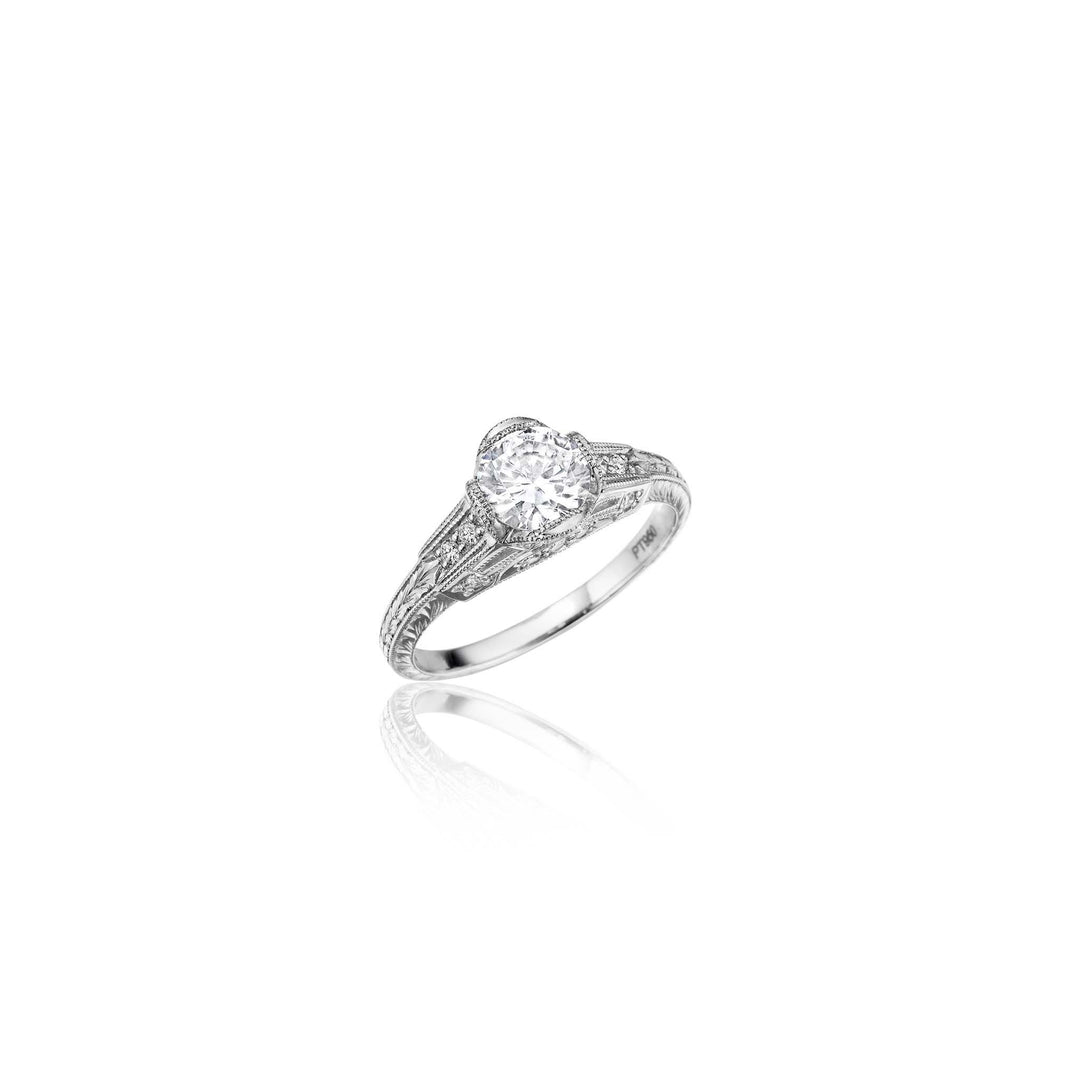 Lafayette Tulip Engagement Ring