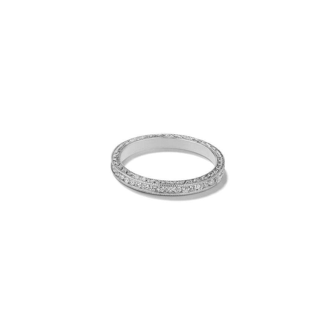 Orchard Channel Set Diamond Band_18k White Gold