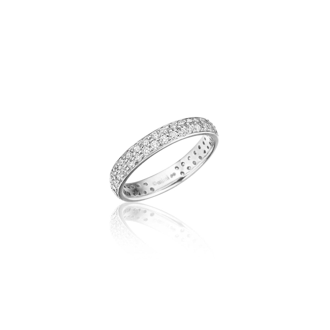 Astor 2-Row Diamond Eternity Band