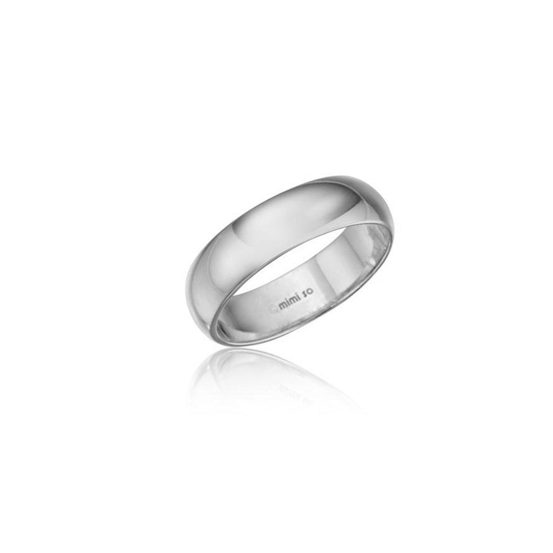 Men's Comfort Fit Wedding Band_Platinum