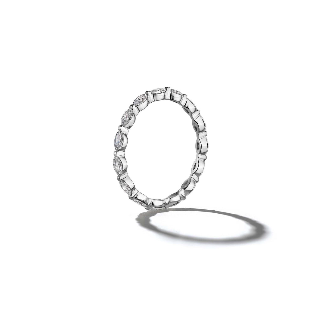 Marquise Cut Diamond Eternity Band