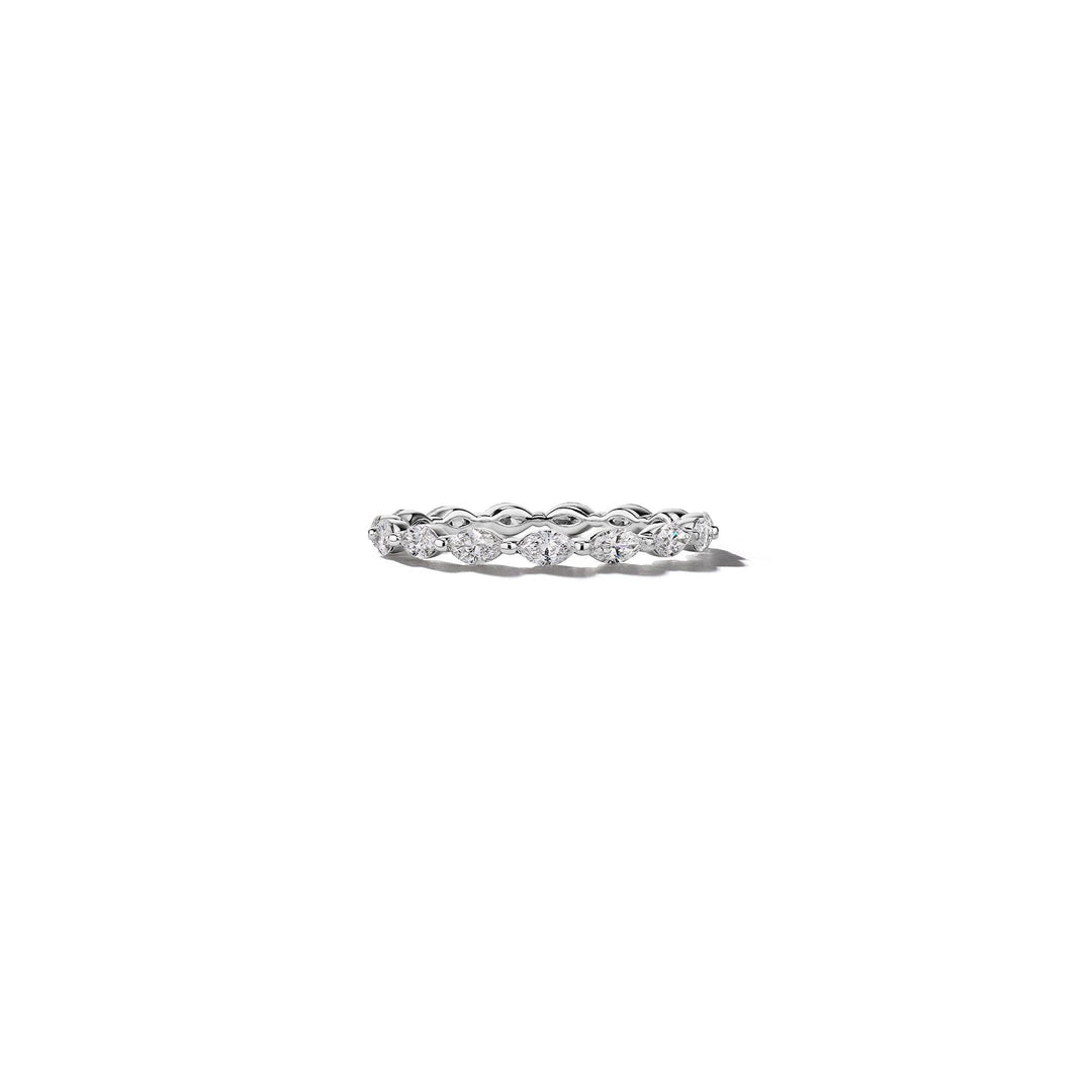 Marquise-Cut-Diamond-Eternity-Ring_18k White Gold