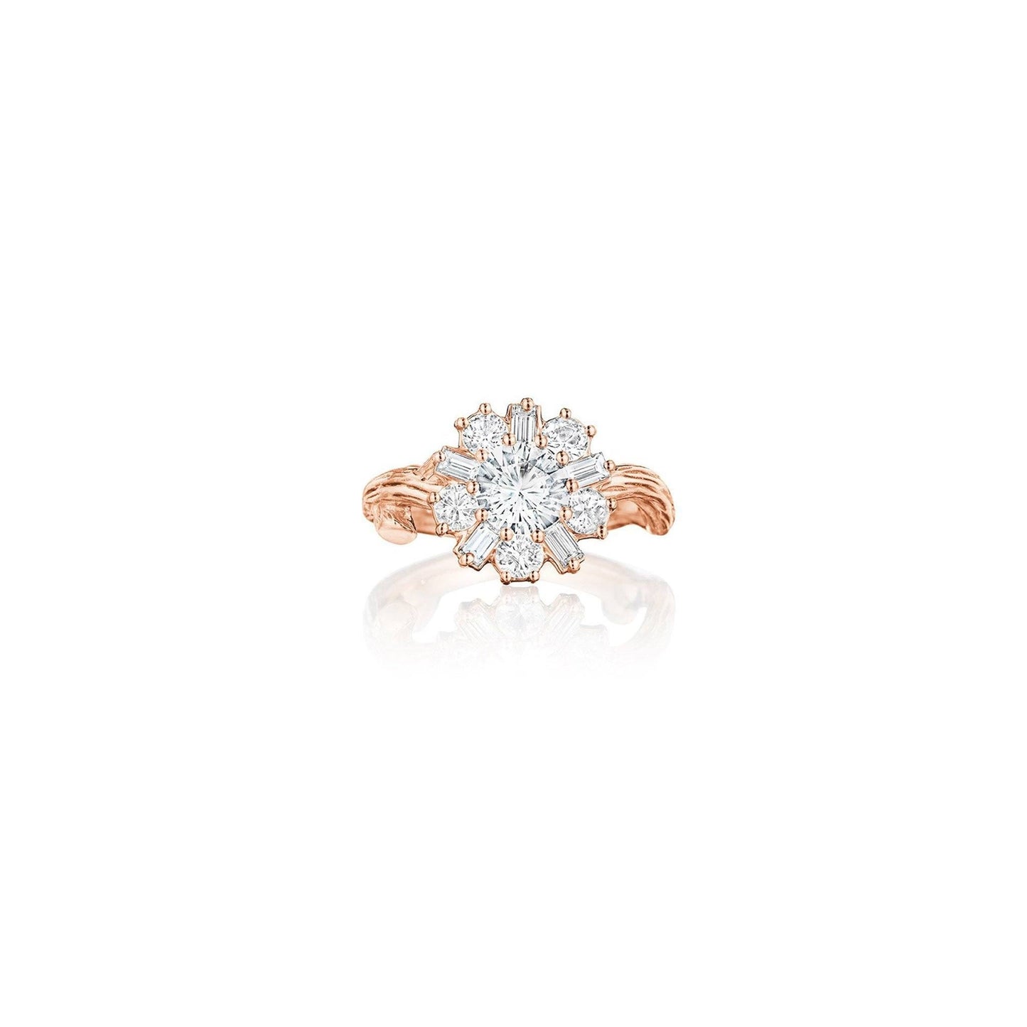 Mimi So Wonderland Ballerina White Sapphire Ring_18k Rose Gold