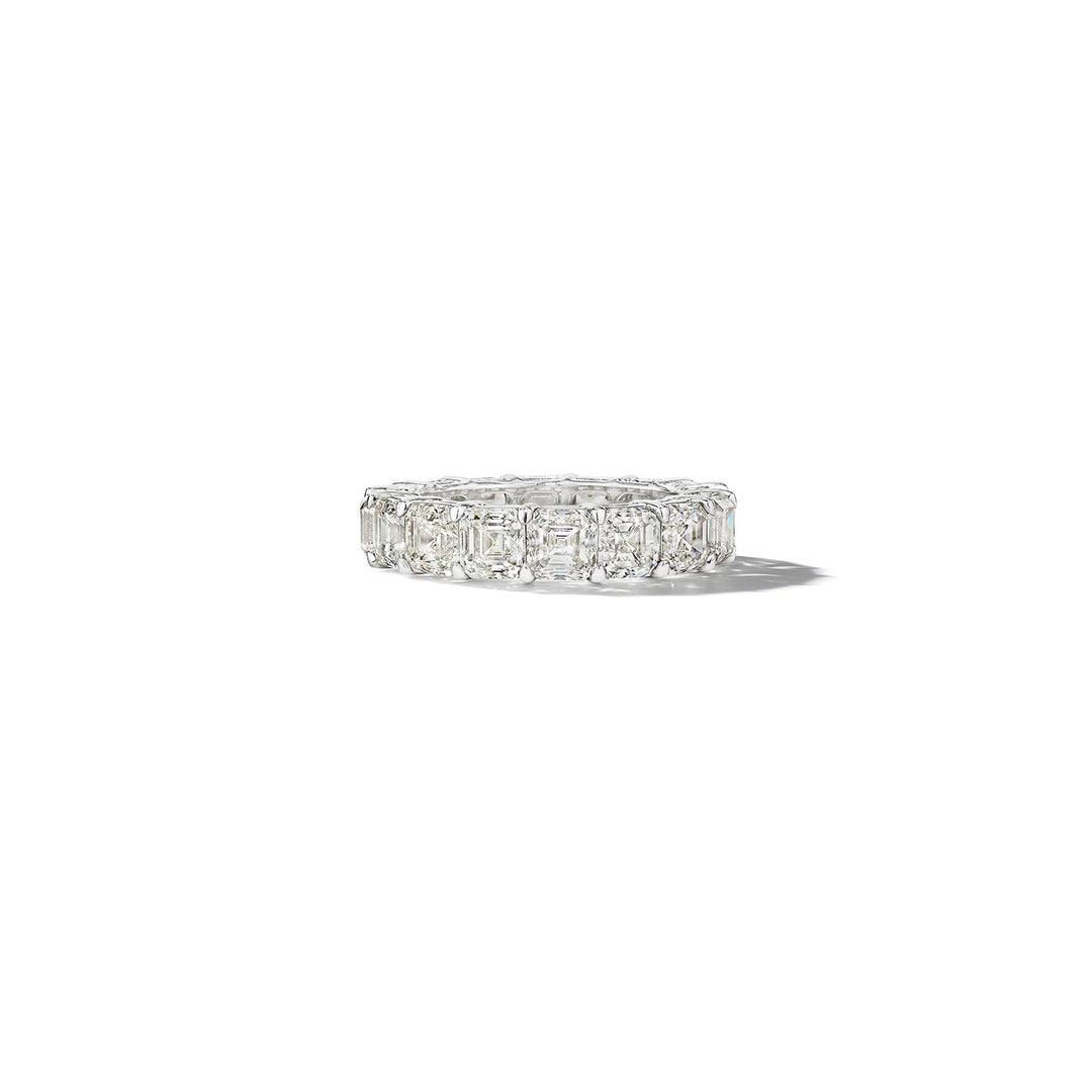 Mimi So Asscher Cut Diamond Eternity Band_Platinum