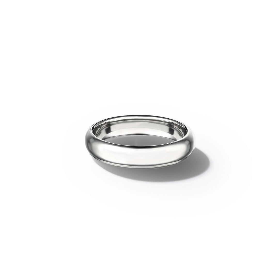 Men's Delancey Wedding Band_18k White Gold