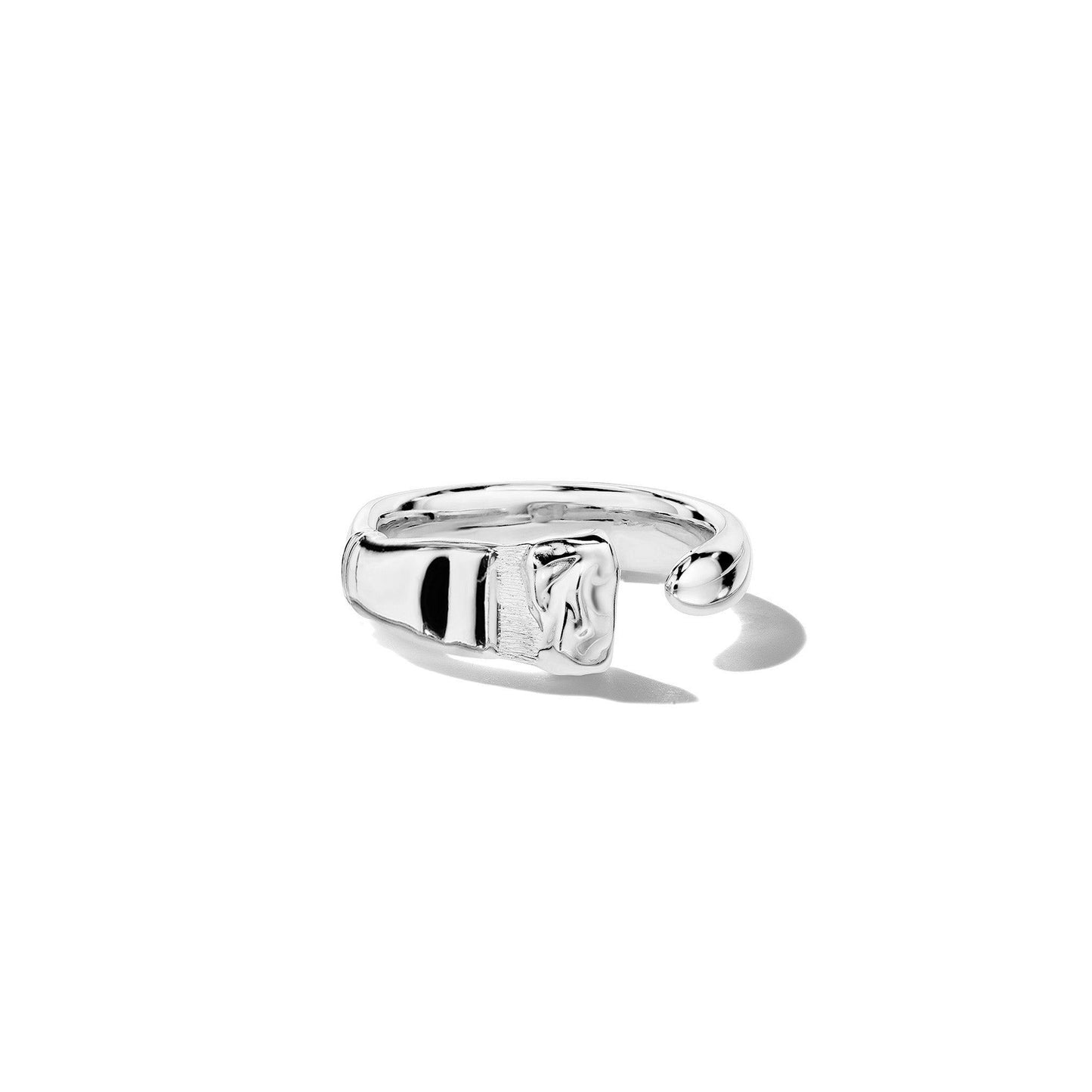Mimi So Parsons Brush Ring_Silver