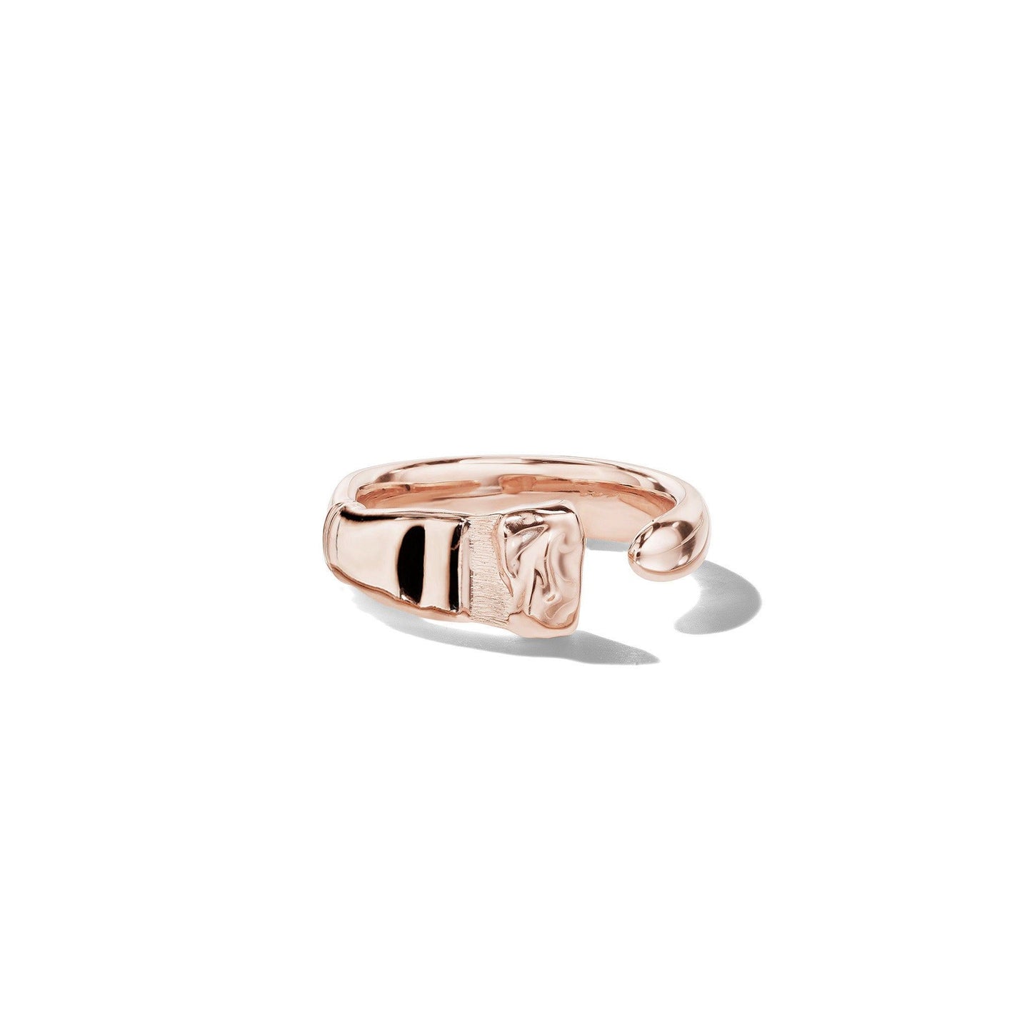 Parsons Brush Ring – Large_18k Rose Gold