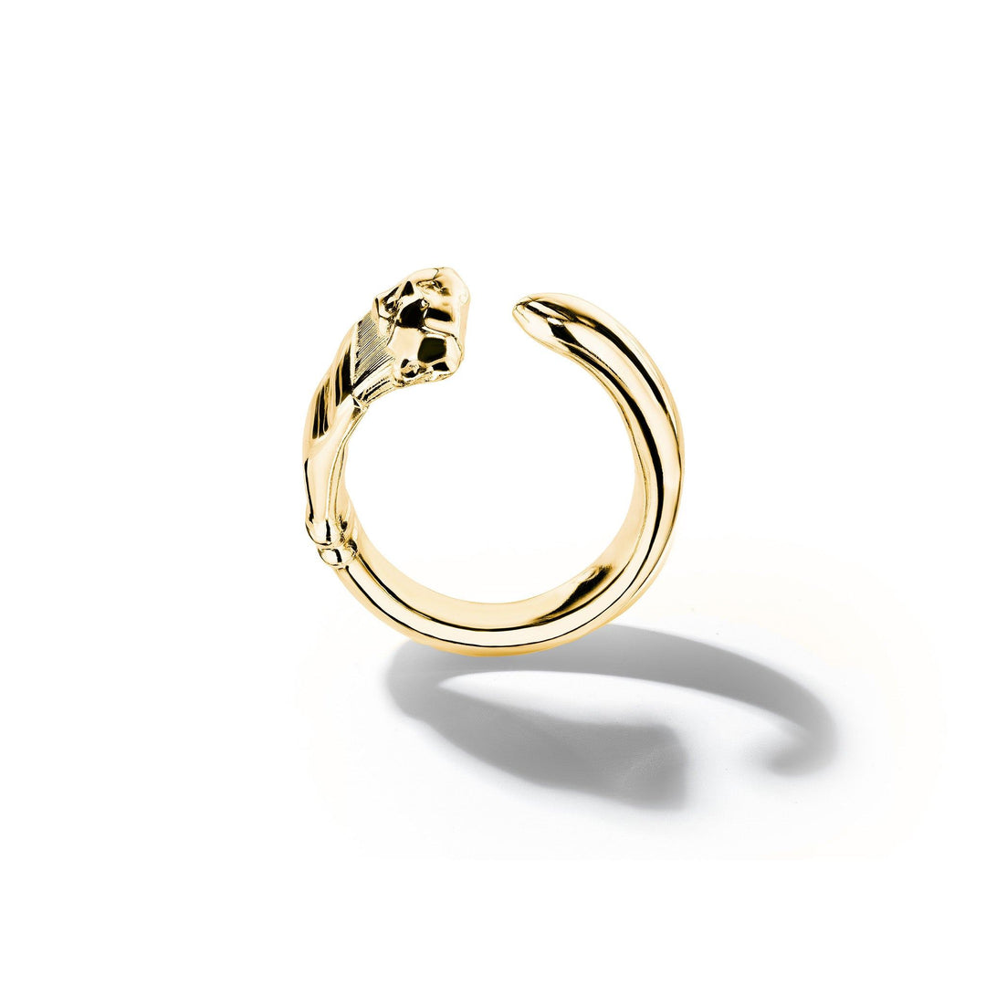 Parsons Brush Ring – X-Large 18k Yellow Gold