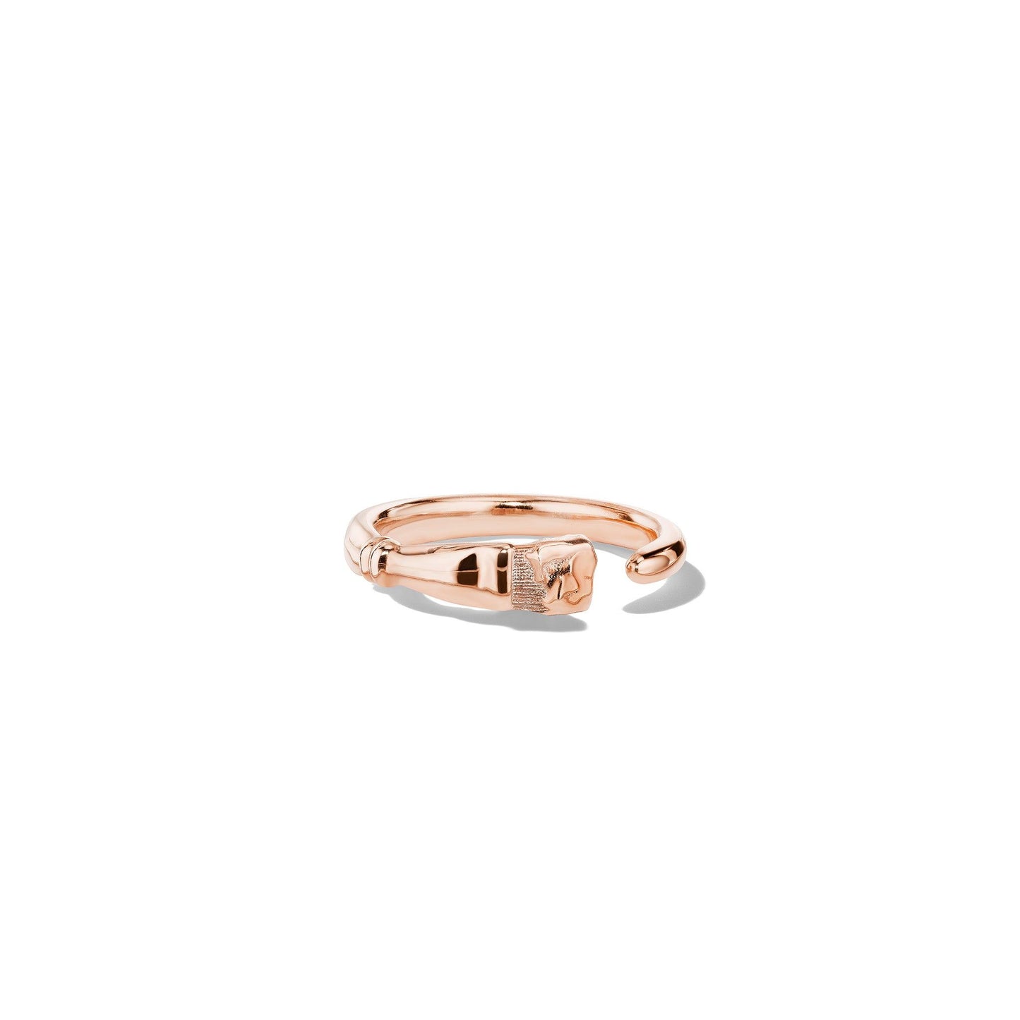 Parson Brush ring_18k Rose Gold
