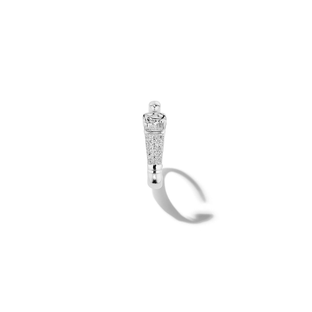 Parsons Brush Diamond Ring 18k White Gold