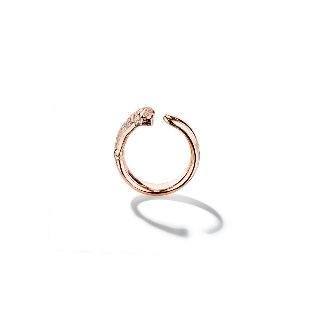 Parsons Brush Diamond Ring 18k Rose Gold