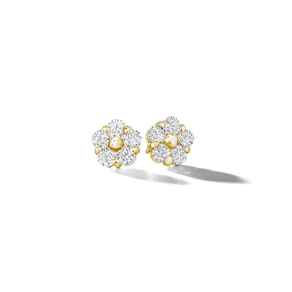 Anzia Flower Diamond Earrings – Large Mimi So