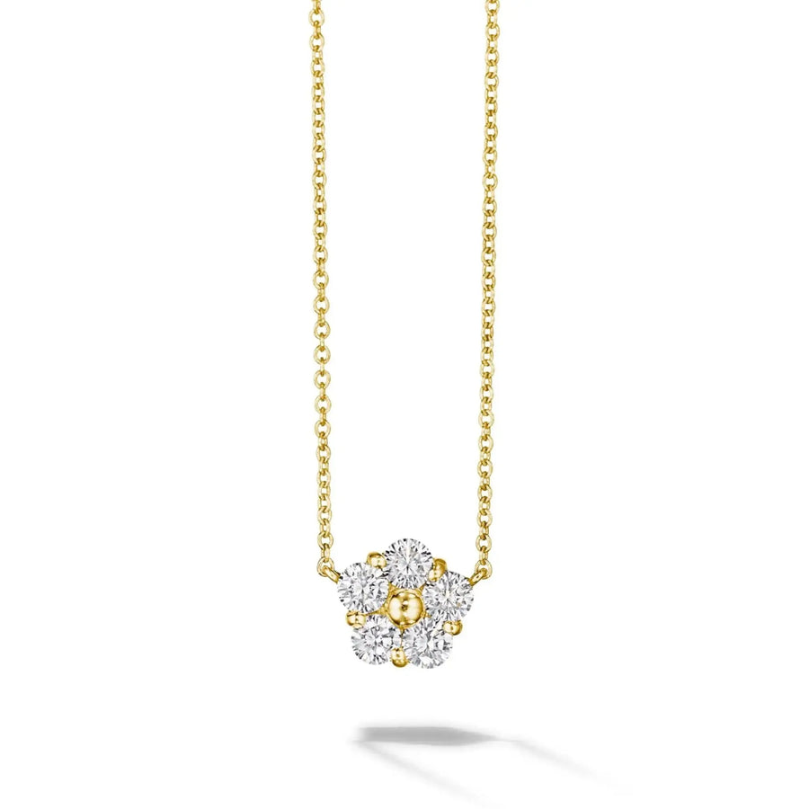 Anzia Single Flower Diamond Necklace - Large Mimi So