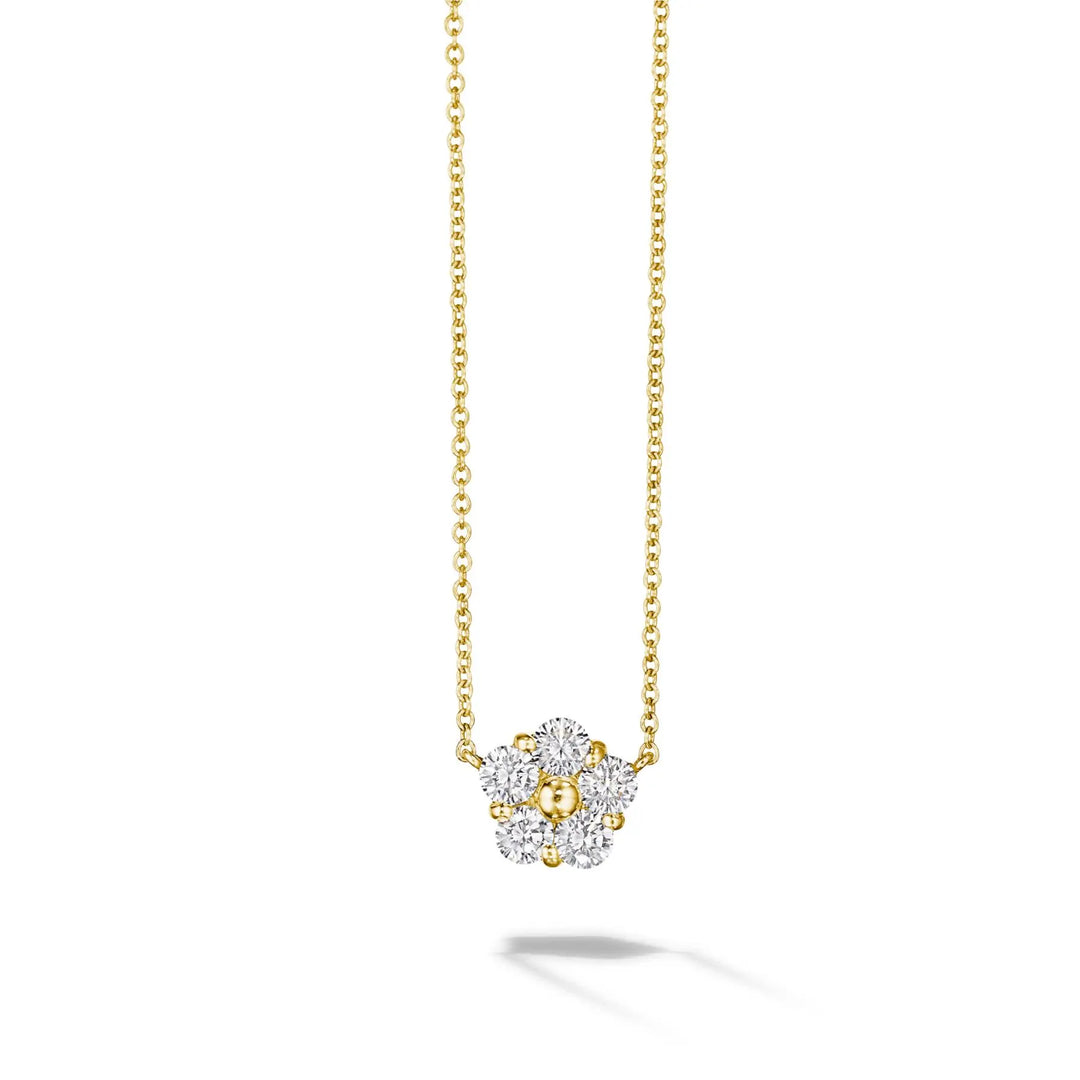 Anzia Flower Diamond Necklace - Small Mimi So