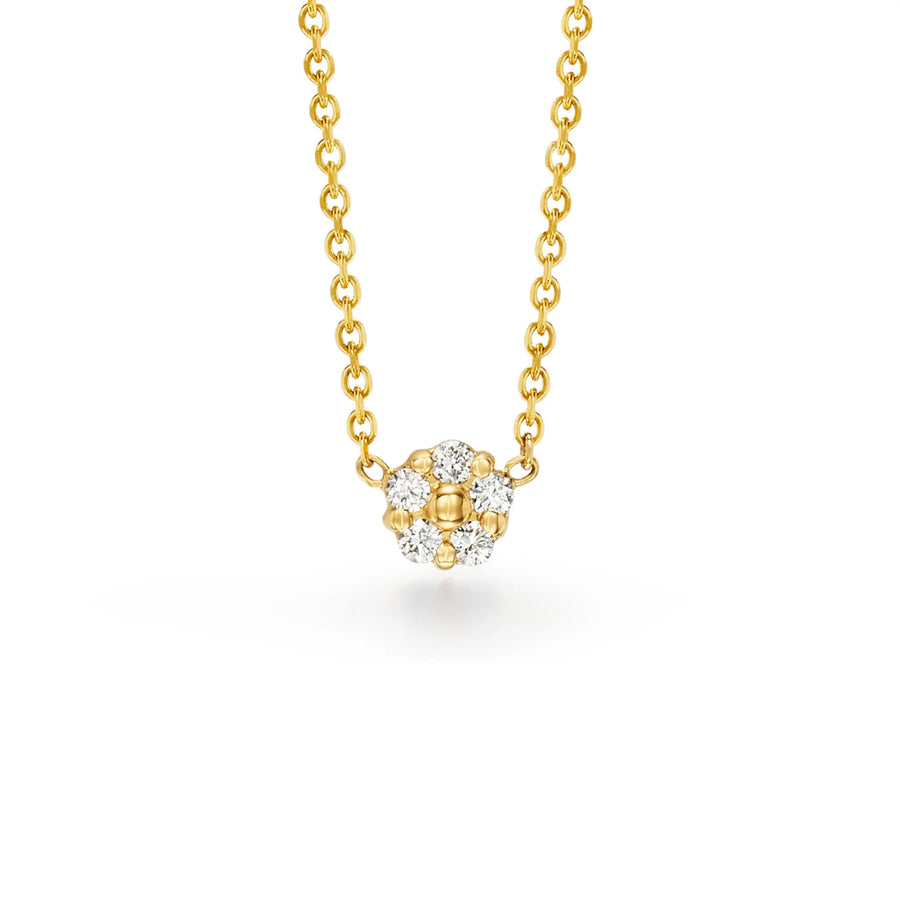 Anzia Flower Diamond Necklace - Small Mimi So