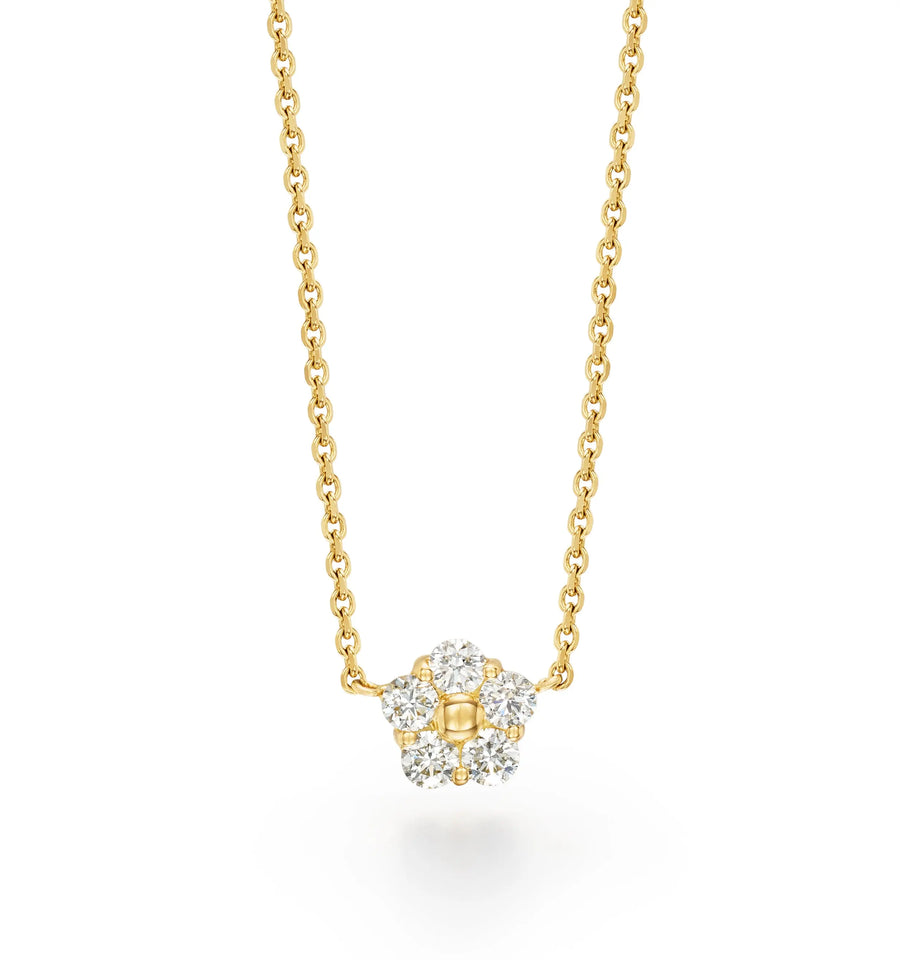 Anzia Flower Diamond Necklace - XL Mimi So