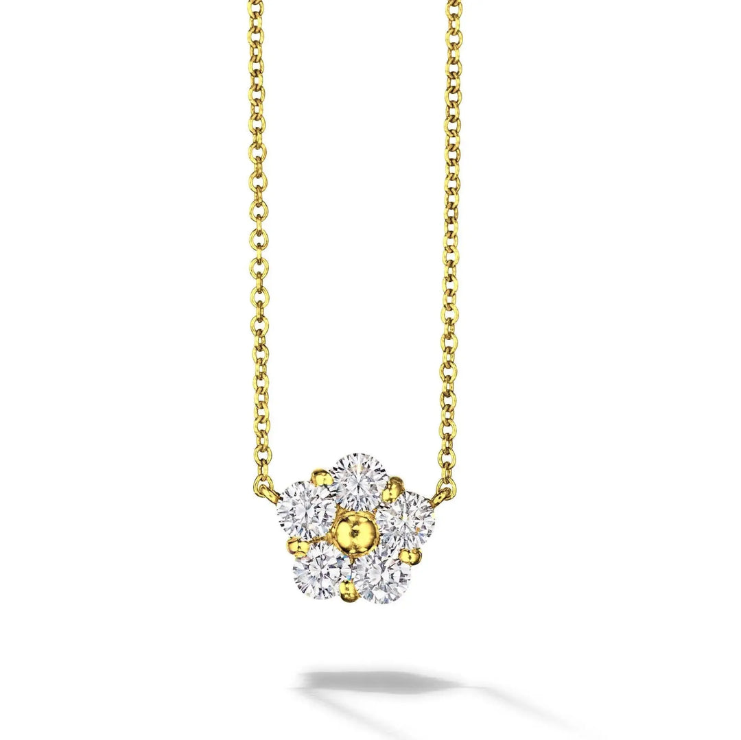 Anzia Flower Diamond Necklace - XXL Mimi So